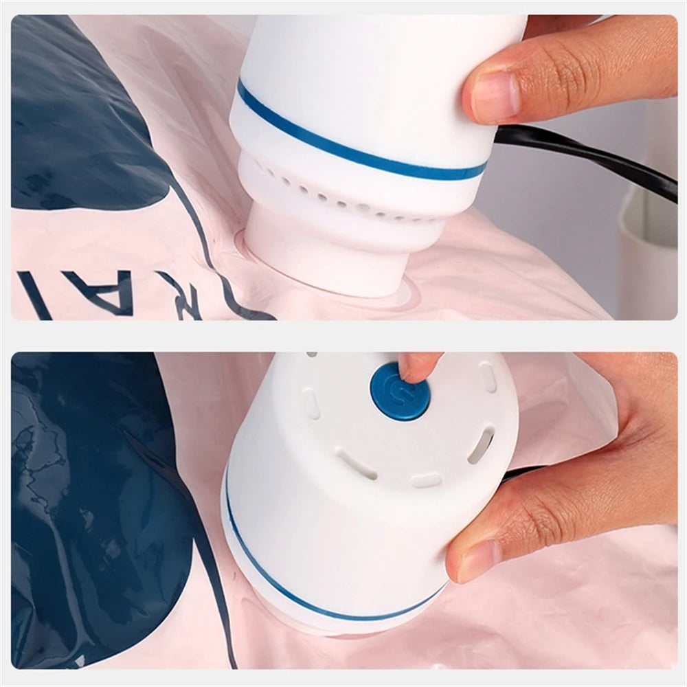 Mini Bomba de Ar Portátil Para Sacos a Vácuo