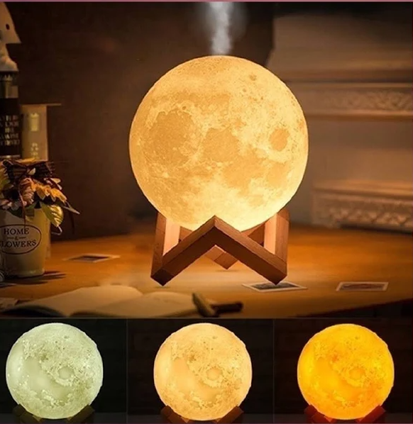 Umidificador e Aromatizador I Luminária em Lua