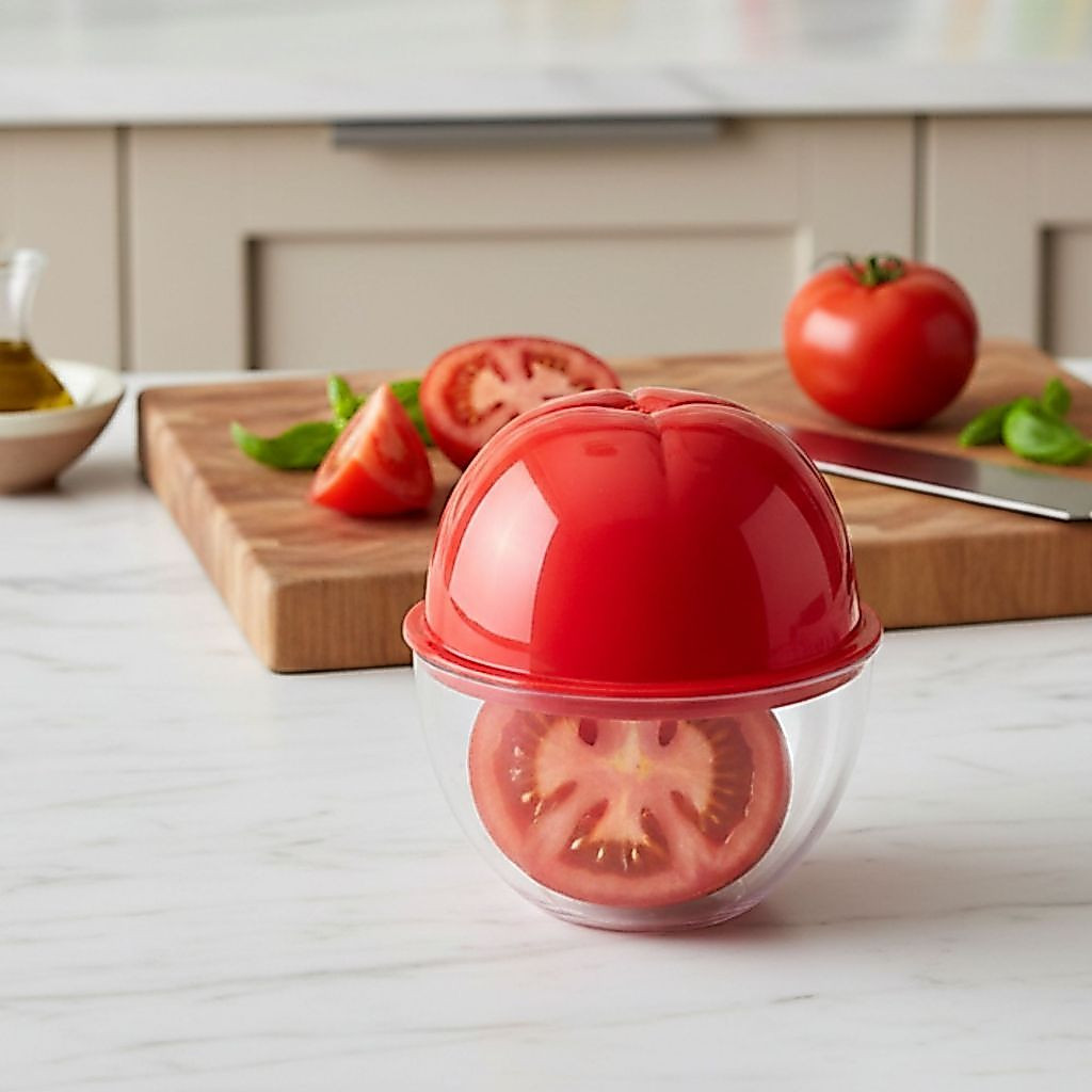Kit 4 Potes Organizadores Porta Cebola Alho Limão Tomate