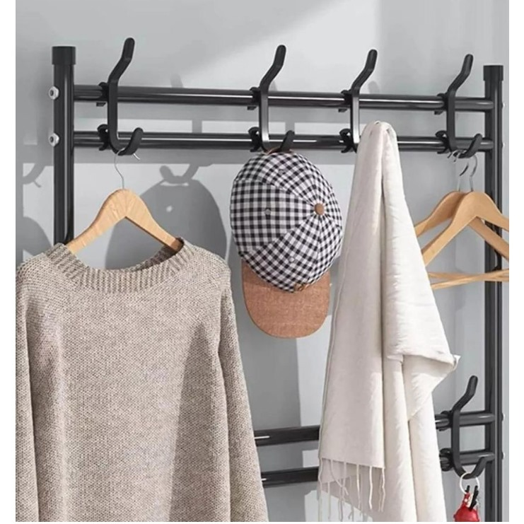 Organizadora Sapateira Cabideiro Arara Suporte Multiuso Para Sapato Tenis Roupa Closet Quarto Armários