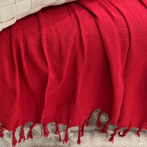 Kit Capas Almofadas e Manta Trancê Boho Tiras Trancelim