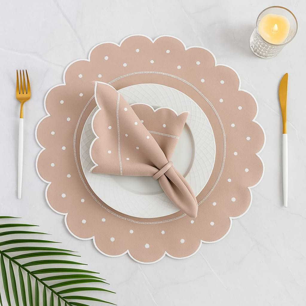 "Kit Americano 4 Peças: Sousplats e Guardanapos - Eleve a Elegância e Sofisticação da Sua Mesa de 2 Lugares!