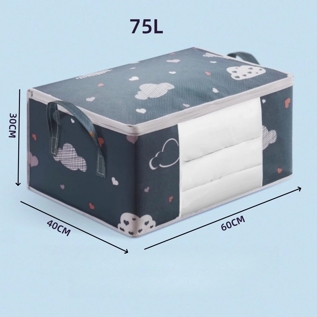 Caixa Organizadora Flexível Closet Roupa Cobertor Casacos Armário