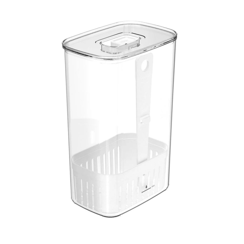 Porta Tempero Organizadores de temperos 2,3L Linha Clear Fresh | Unitário ou 2 Unidades
