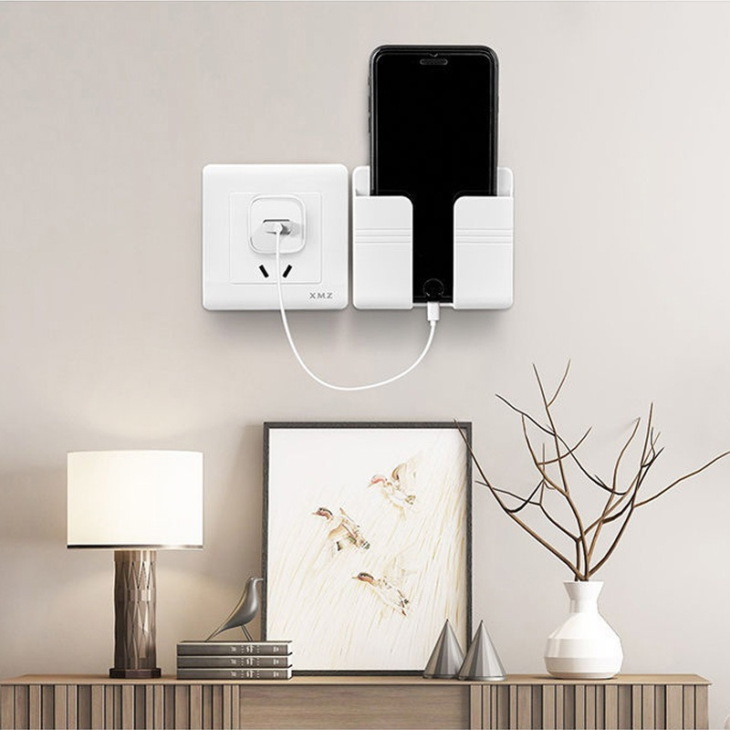 05 Suporte Multiuso De Parede Para Celular Controle Plástico Para Carregar Remoto Um Slot