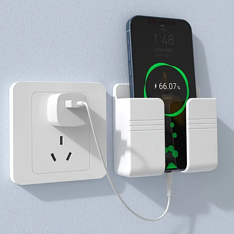 05 Suporte Multiuso De Parede Para Celular Controle Plástico Para Carregar Remoto Um Slot