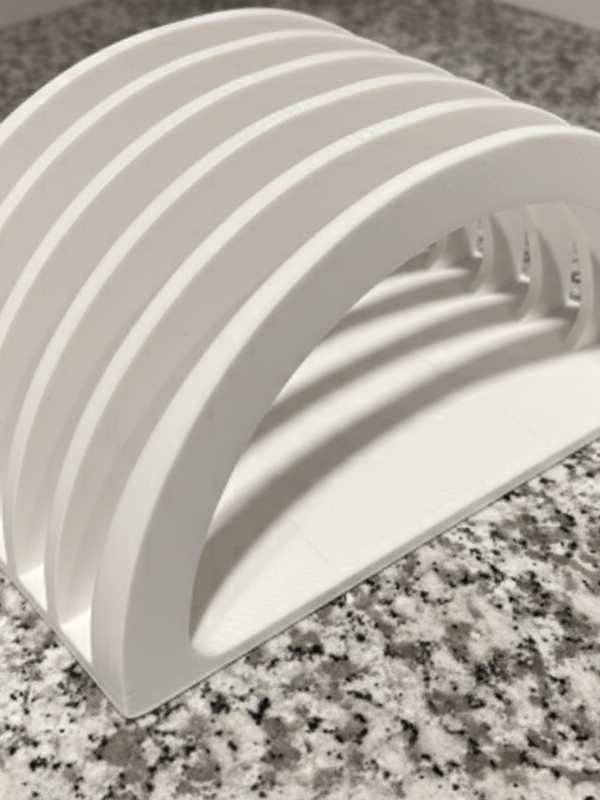 Suporte Organizador de Tábuas de Cortar Bancada e Armário Cozinha 5 Lugares (Branco/Preto)