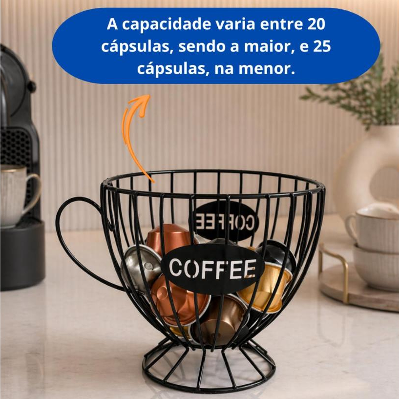 Porta Cápsula De Café Suporte Armazenamento Organizador Para Café