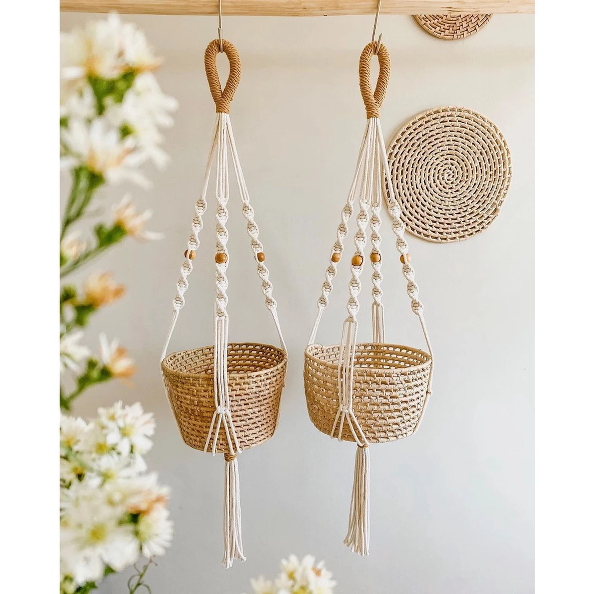 Suporte de Plantas em Macramê para Pendurar Vasos | Linha Pendurarte