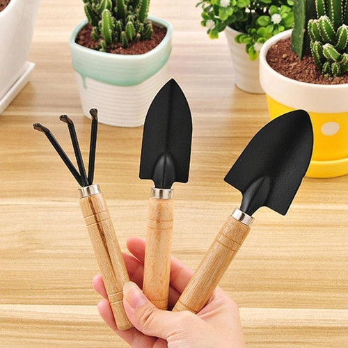Kit de Jardinagem 3 Peças com Cabo Ergonômico | Linha VerdeVida