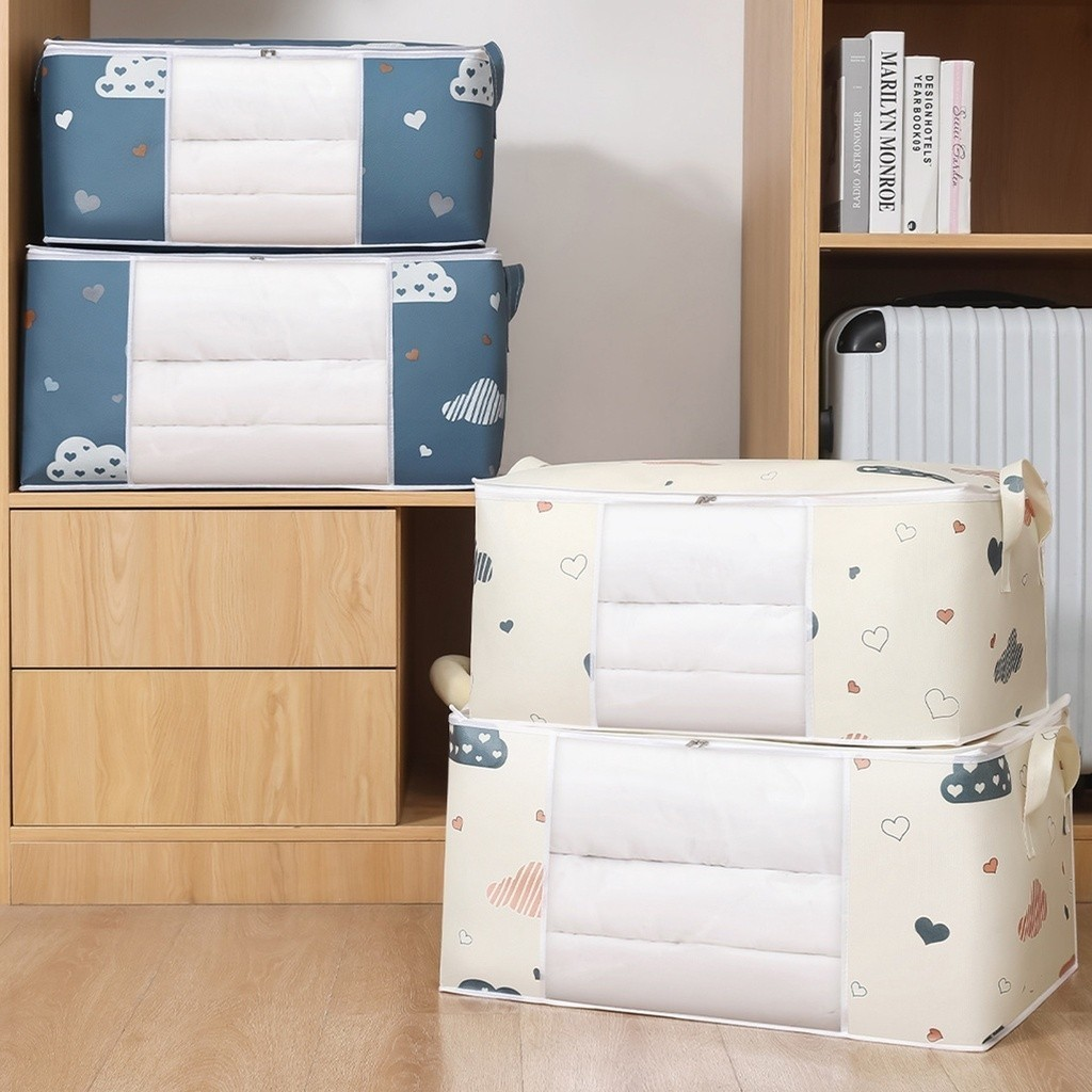 Caixa Organizadora Flexível Closet Roupa Cobertor Casacos Armário
