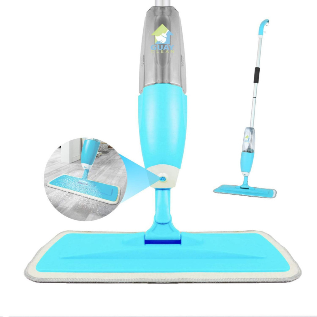 Mop Spray Magico Esfregão Com Reservatorio Rodo De Limpeza 3 Refis Microfibra