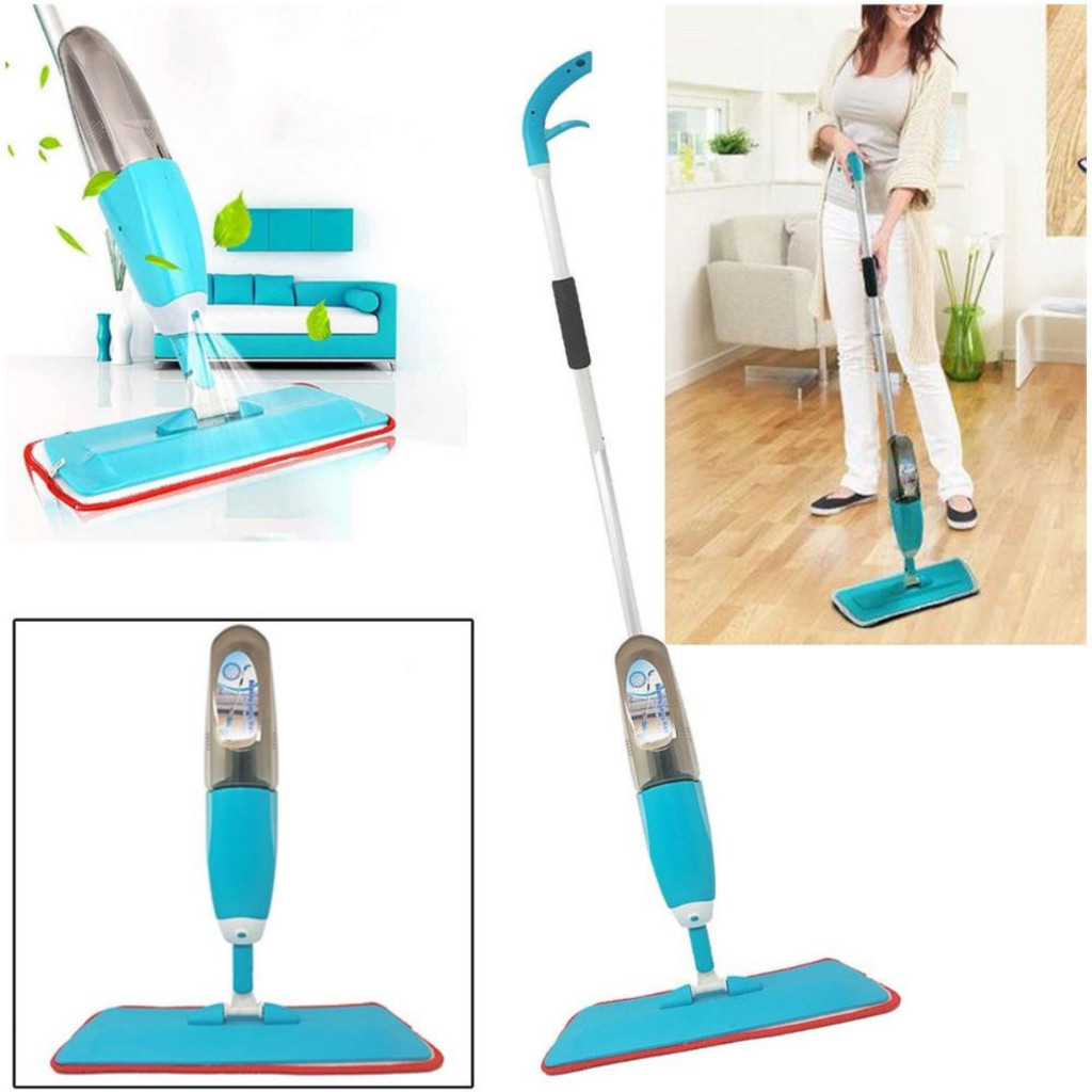 Mop Spray Magico Esfregão Com Reservatorio Rodo De Limpeza 3 Refis Microfibra